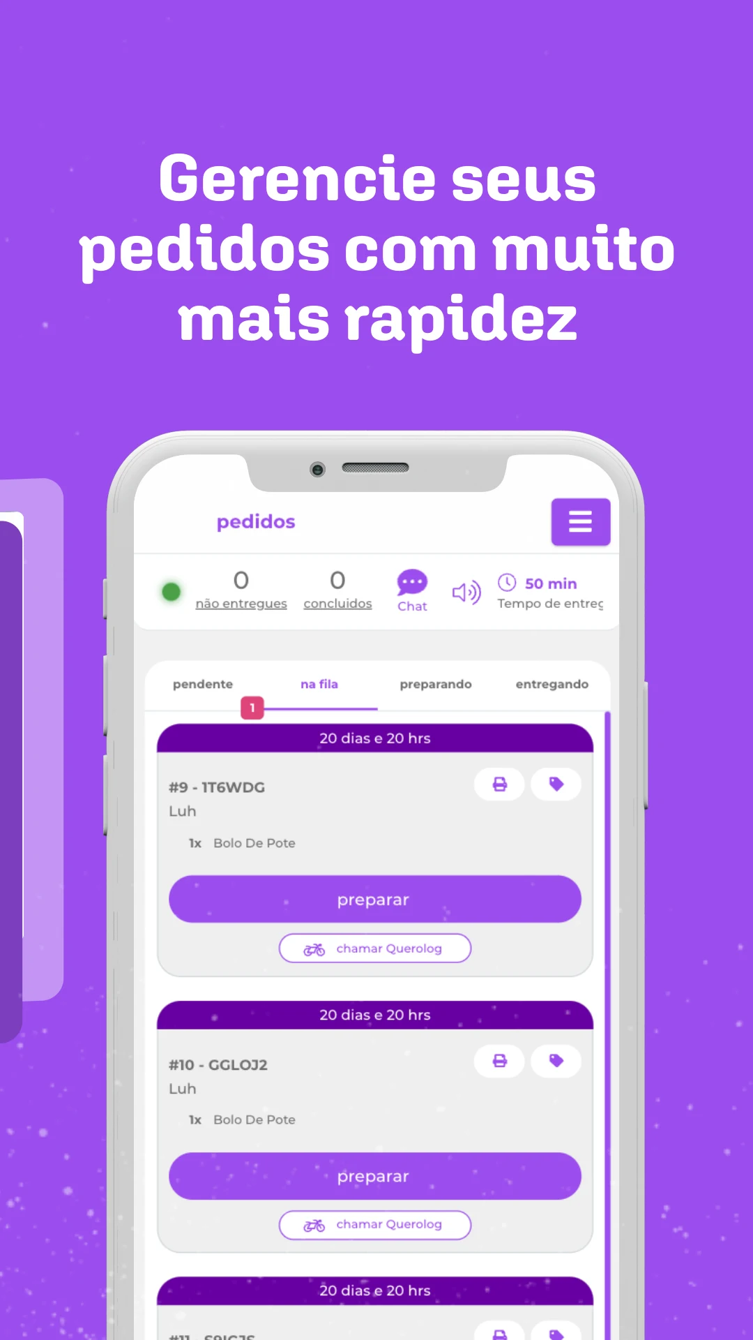 QueroDelivery para Parceiros screenshot